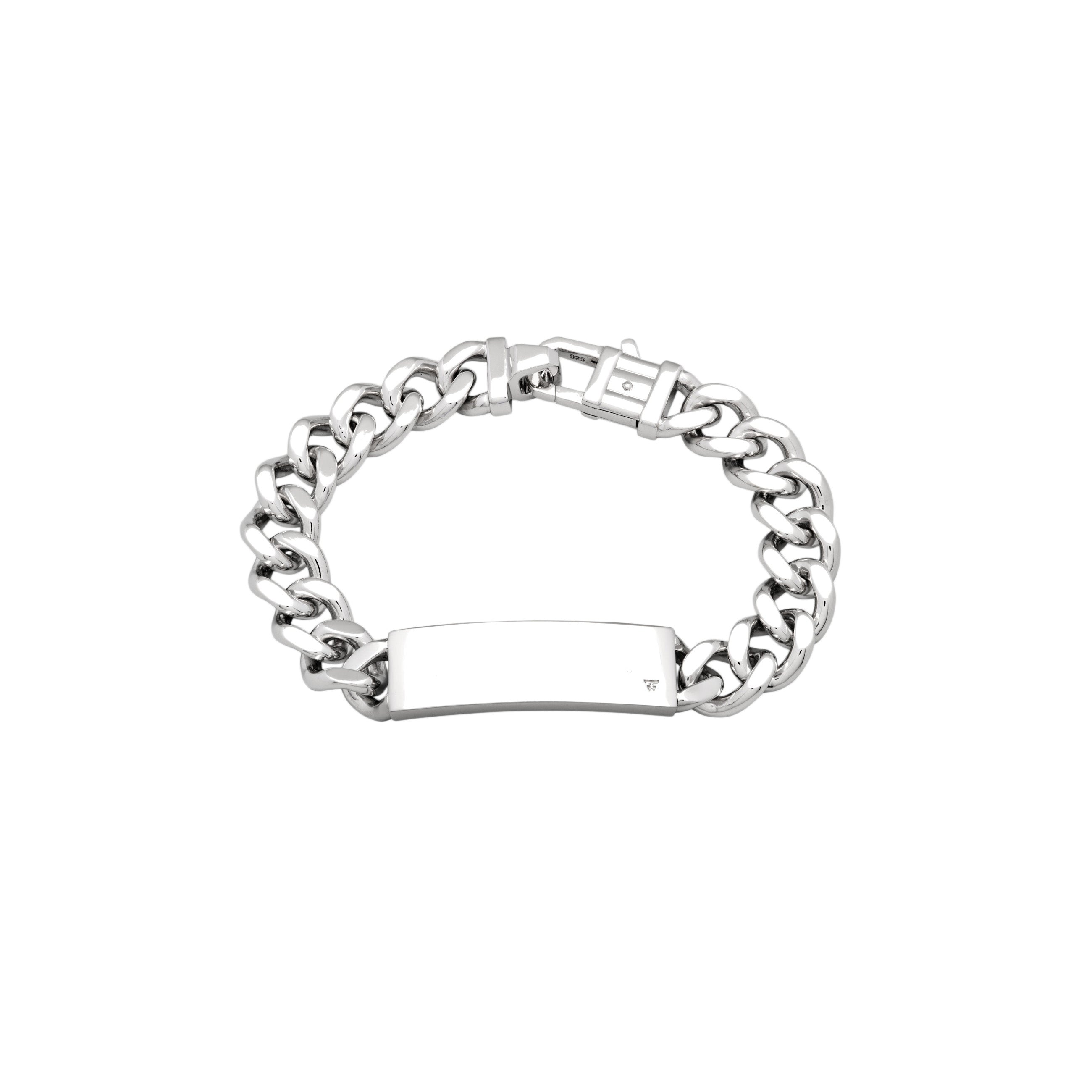 アクセサリー GERMAN MADE SILVER925 BIG ID BRACELET ID BRACELET LARGE – THEMARKET