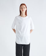 SUVIN 60/2 | ROUND HEM T-SHIRT -WHITE