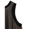 PILE FLARE TANK TOPS -BROWN-