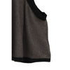 PILE FLARE TANK TOPS -BROWN-
