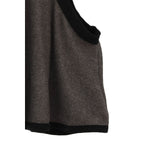 PILE FLARE TANK TOPS -BROWN-