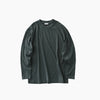 SUVIN60/2 | OVERSIZED L/S T-SHIRT -GREEN