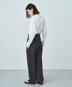 SUVIN60/2 | OVERSIZED L/S T-SHIRT -GREEN