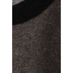 PILE FLARE TANK TOPS -BROWN-