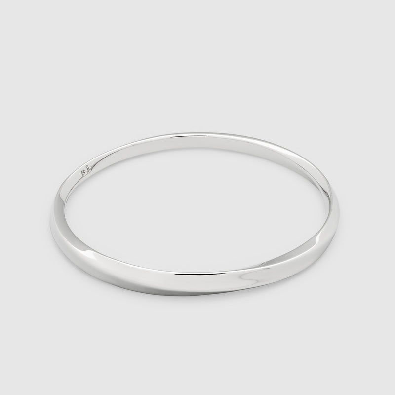 Infinity Bangle Silver