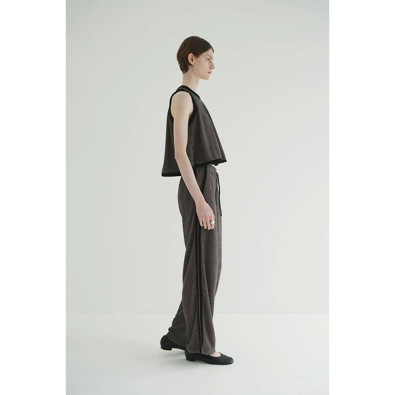 PILE LINE PANTS -IVORY-