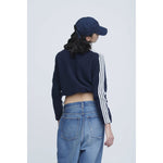 Fleece Tight Fit Track Jacket -DK.GREY-