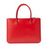 Zip Large Pouch With Handle -RED-