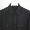 SHEER TWILL DRESS-BLACK-