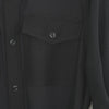 SHEER TWILL DRESS-BLACK-