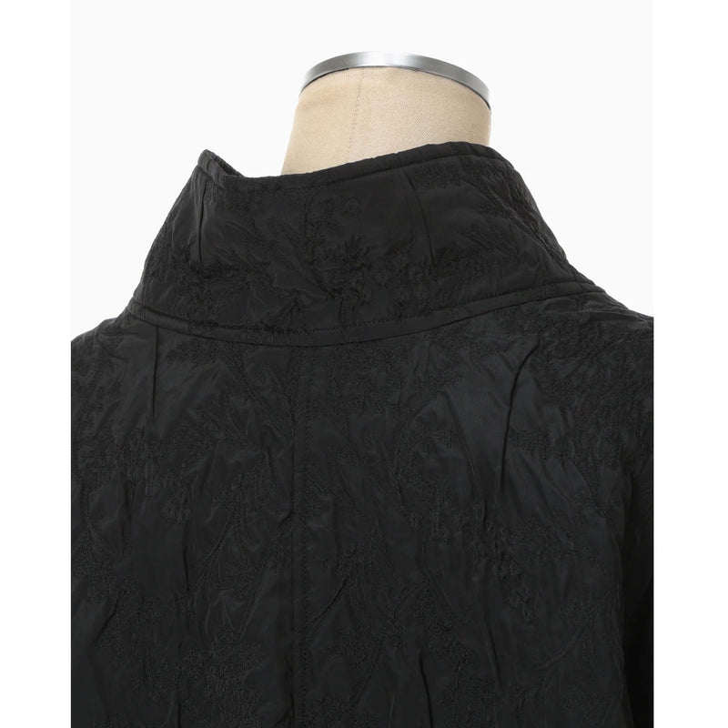Floral Jacquard Triple Cloth Jacket -ecru-