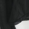 SHEER LAYERED POLO-BLACK-