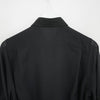 SHEER TWILL DRESS-BLACK-