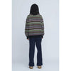 Fleece Loose Fit Track Pants -NAVY-