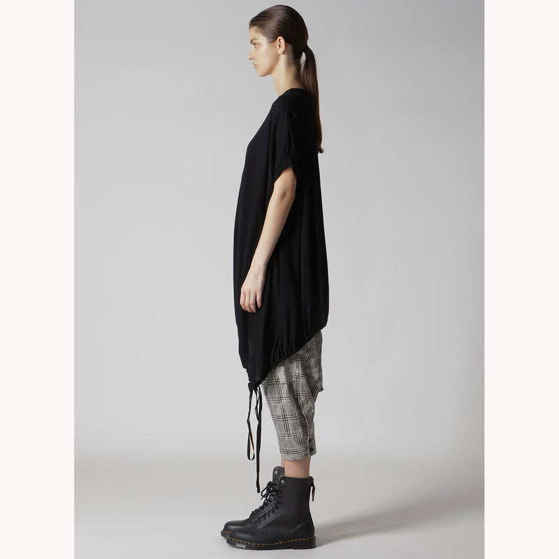 COTTON JERSEY HEM FITTED T