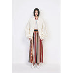 Floral Jacquard Triple Cloth Jacket -ecru-