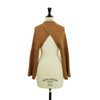 RIBBED KNIT WOOL SHRUG