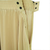 TAFFETA PLEATED SKIRT-CREAM-