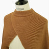 RIBBED KNIT WOOL SHRUG