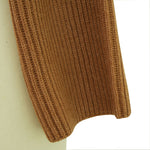 RIBBED KNIT WOOL SHRUG