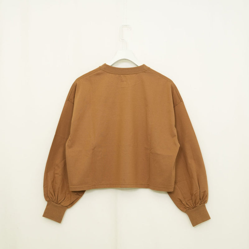 CROPPED LONG-SLV TEE/BIG FIT(6.5OZ)