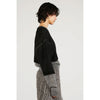 Reversible Mohair Knit -BLACK-