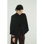 CAPE SET KNIT TOPS -CAMEL-