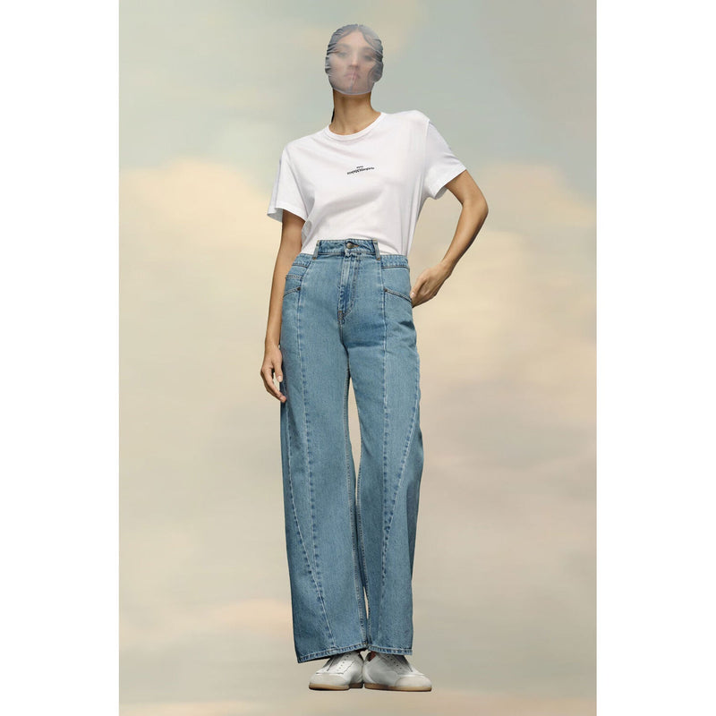 Denim jeans -BLUE-