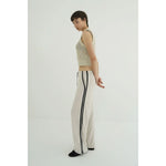 PILE LINE PANTS -IVORY-