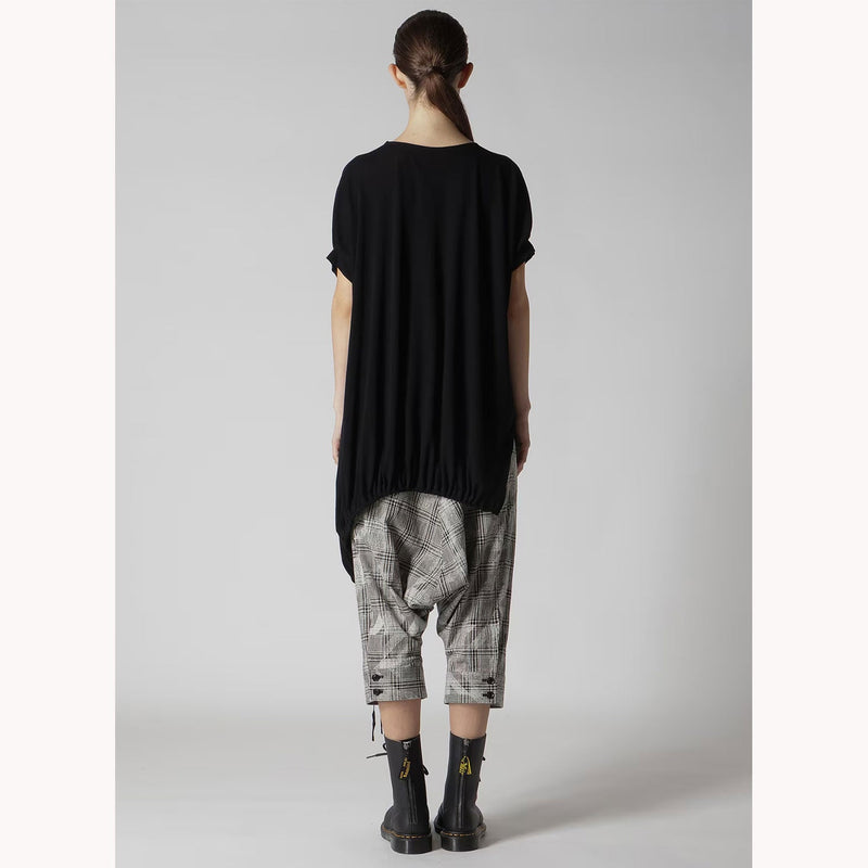COTTON JERSEY HEM FITTED T