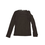 SHEER MAZE TOP-BLACK-