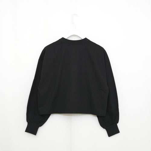 CROPPED LONG-SLV TEE/BIG FIT(6.5OZ)