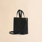 Museo Soft mini bag in black leather, Marni Mending