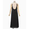 Floral Jacquard Camisole Dress - black