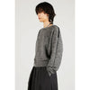Reversible Mohair Knit -BLACK-