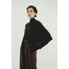 CAPE SET KNIT TOPS -CAMEL-