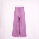 VIYELLA WIDE LEG PANTS-LIGHT PURPLE-