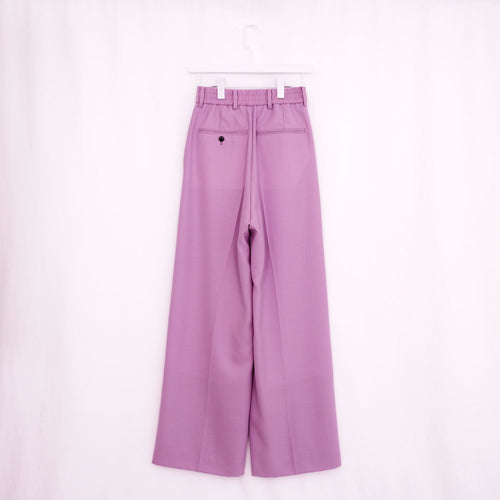 VIYELLA WIDE LEG PANTS-LIGHT PURPLE-