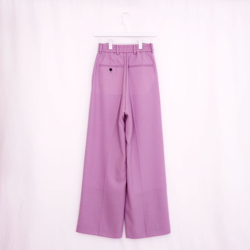 VIYELLA WIDE LEG PANTS-LIGHT PURPLE-