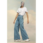Denim jeans -BLUE-