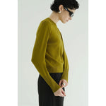 BASIC COMPACT KNIT TOPS -KIWI-