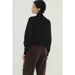 CAPE SET KNIT TOPS -CAMEL-