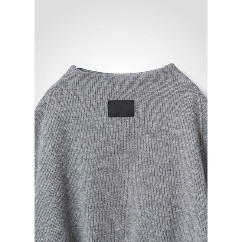 KORA BOTTOLE NECK TOP -LT GREY-