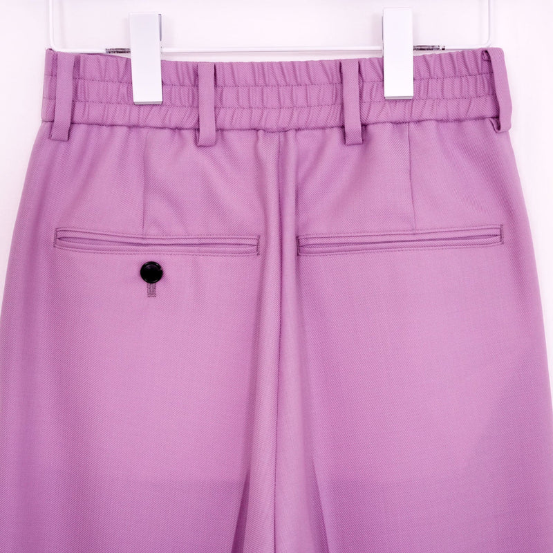 VIYELLA WIDE LEG PANTS-LIGHT PURPLE-
