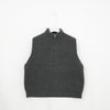 RIBBED KNIT WOOL VEST