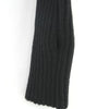RIB SLEEVE SWEATER -BLACK-