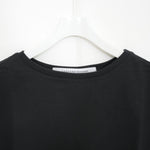 LISA FRENCH SLEEVE TOP -BLACK-