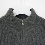 RIBBED KNIT WOOL VEST