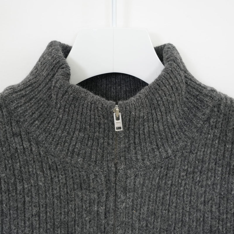 RIBBED KNIT WOOL VEST