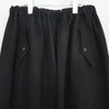 ウールエステルクロスパンツ-BLACK-